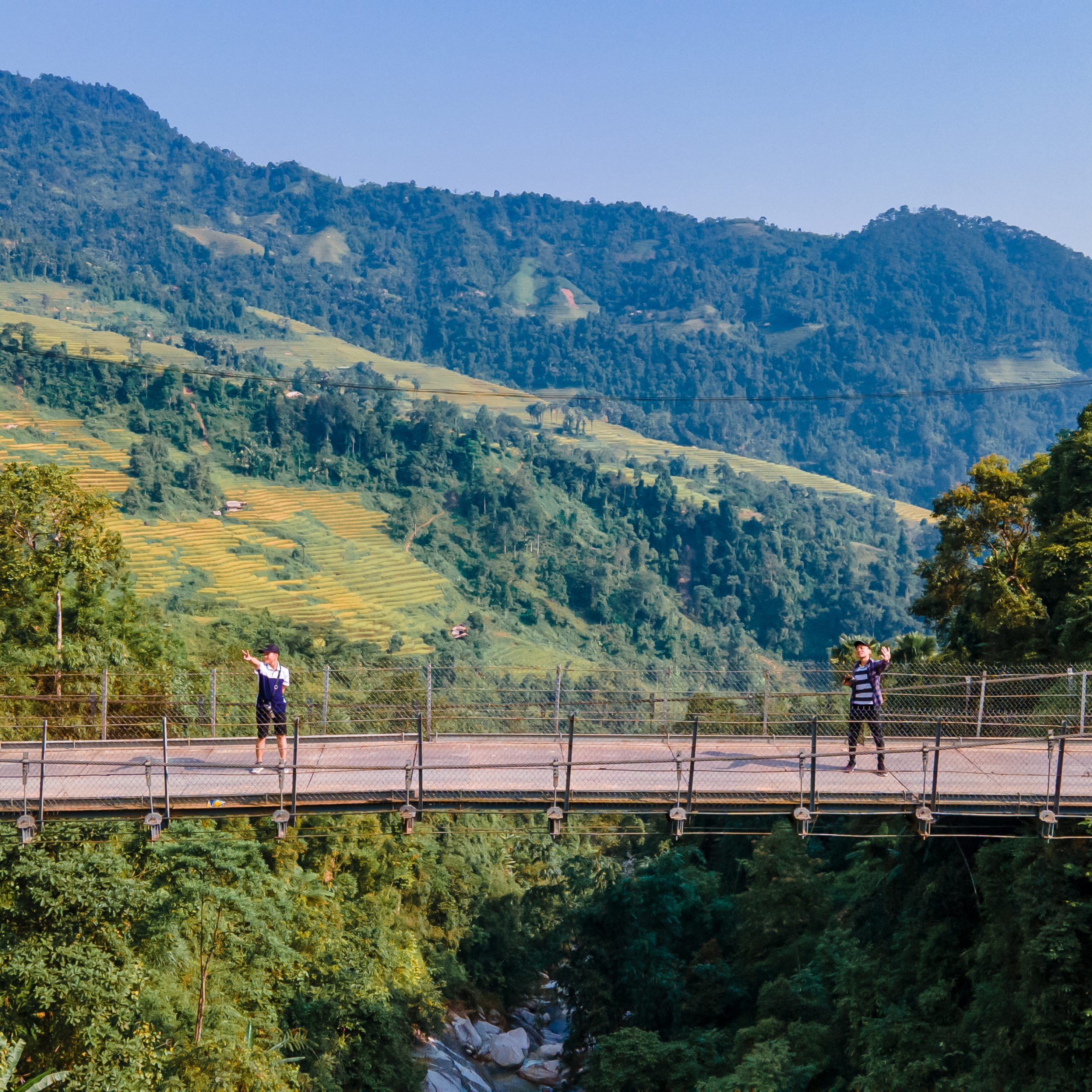 Khuoi My – Lung Vai- Na Mau – Xa Phin- Hươu waterfall- Nam Te Trekking tour 2 days 1 night